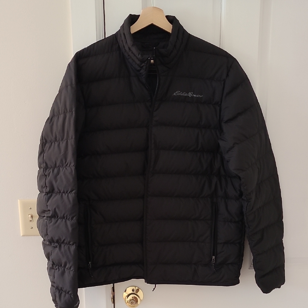 Eddie Bauer Men's Black Puffer Jacket